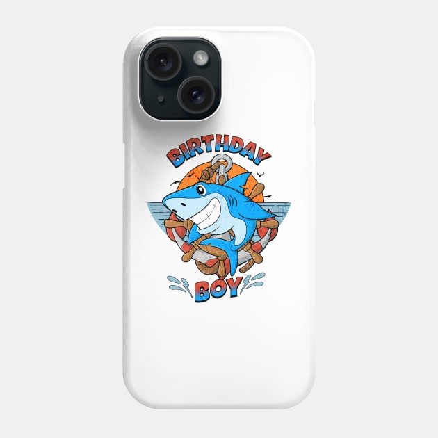 Birthday Boy Shark Lover Phone Case by BankaiChu