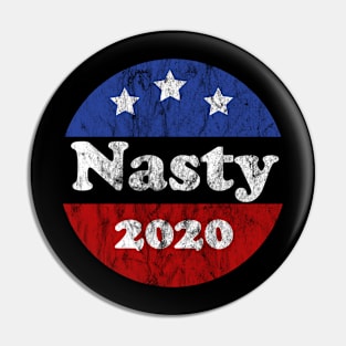 Retro Look Nasty 2020 Biden Harris 2020 Pin