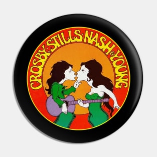 Crosby Stills Nash Young Pin