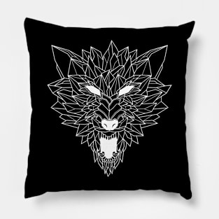 WOLF GEOMETRIC ART Pillow