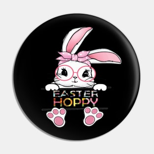 hoppy easter day cute rabbit Pin