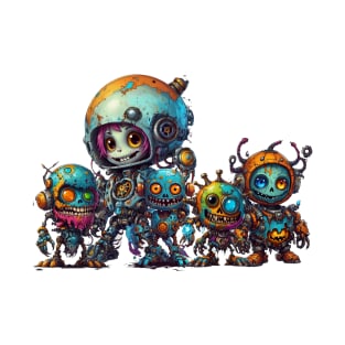 New Robot Monster Crew for Halloween T-Shirt