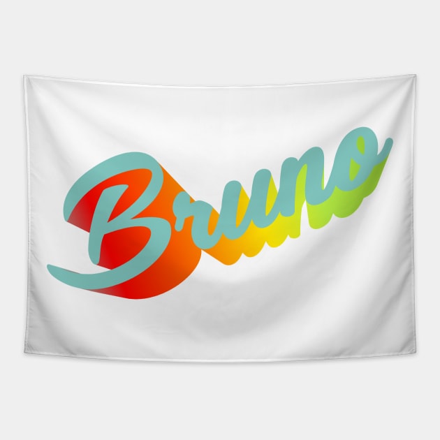 Colorful Bruno Tapestry by CreatenewARTees