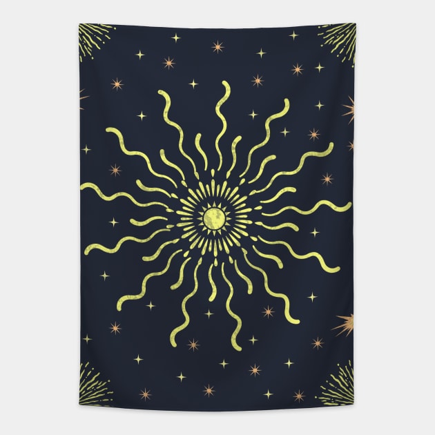 Amazing Solar Universe, Mystical Living Pattern, Universe Of Energy Tapestry by vystudio