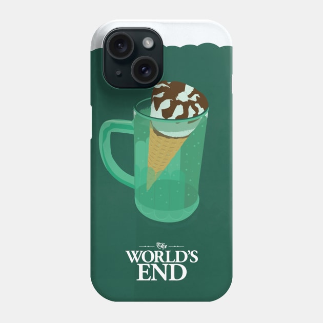 The Worlds End film print Phone Case by Phil Shelly Creative