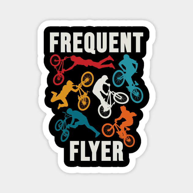 BMX Frequent Flyer Magnet by silly bike