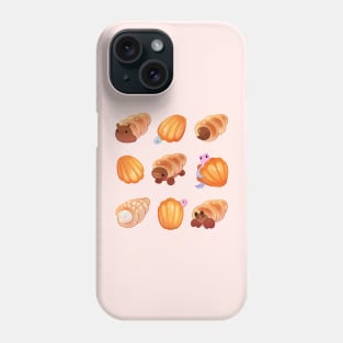 Cream horn and Madeleine Phone Case