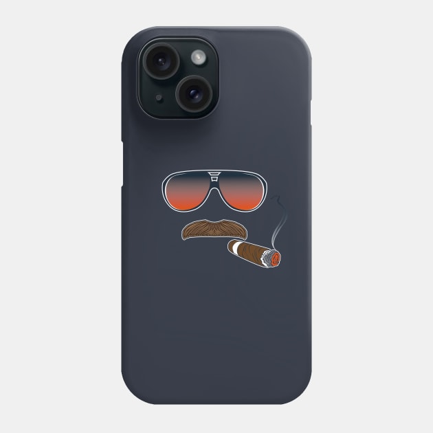 Mike Ditka Chicago Bears Cigar Phone Case by stayfrostybro