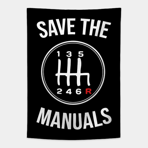 Save The Manuals Tapestry by Virly