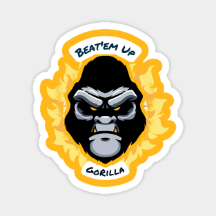 Beat'em Up Gorilla Magnet