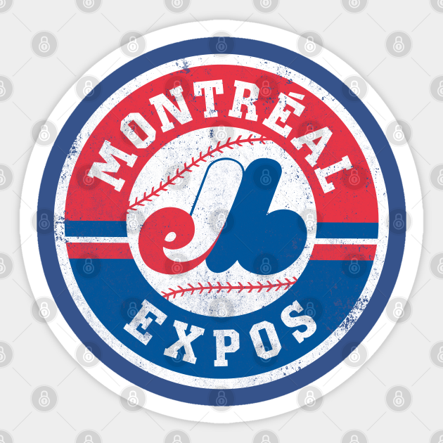 Vintage Montreal Expos - Baseball - Sticker