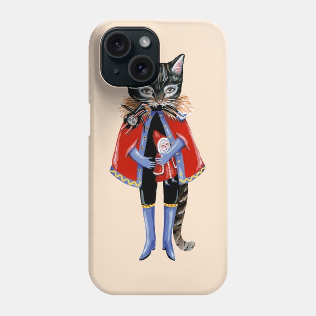 Yule cat Phone Case by KayleighRadcliffe