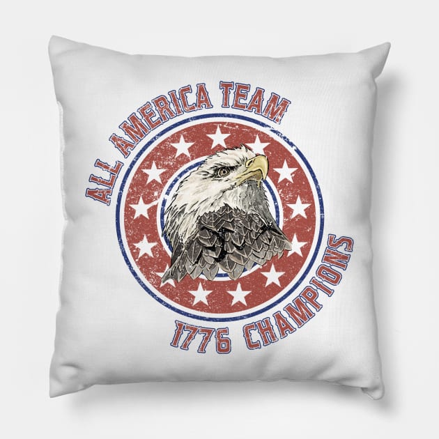 All America Team Pillow by Atomic Blizzard