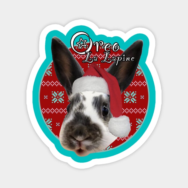 Oreo La Lapine Noel Magnet by LesPetitsChefs