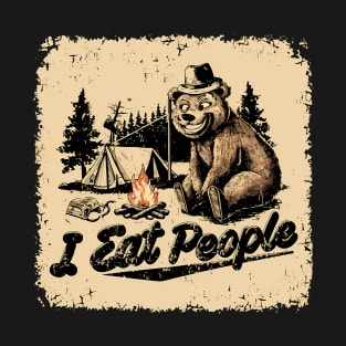 I Eat People - Distressed T-Shirt