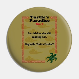 Turtle's Paradise Flyer No. 1 Pin