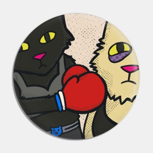 Cat Fight Pin