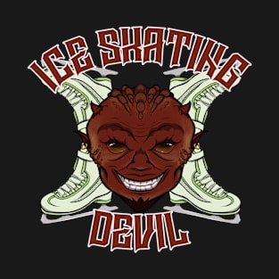 Ice skating Devil T-Shirt