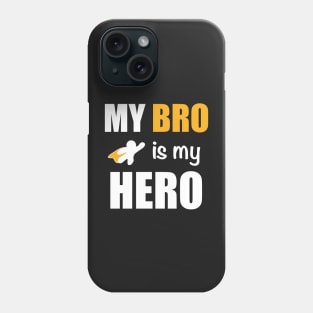 My bro is my hero, my brother is my hero,Rakhi, Raksha bandhan Phone Case