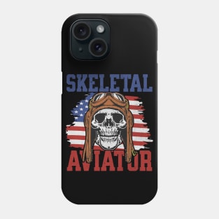 Skeleton Aviator Pilot Phone Case