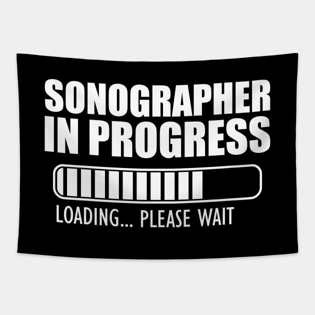 Sonographer in progress loading w Tapestry by KC Happy Shop