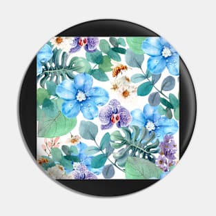 Flowers and Bees Pin