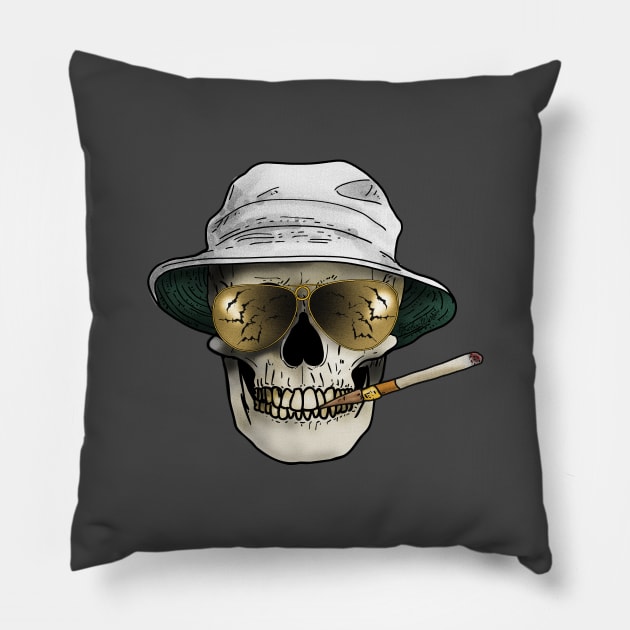 Fear And Loathing Pillow by Harley Warren