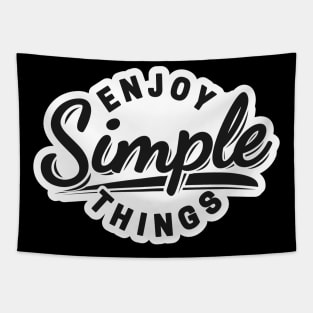 Enjoy Simple Things Tapestry