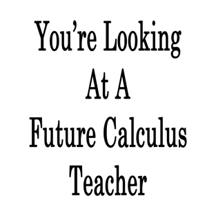 You're Looking At A Future Calculus Teacher T-Shirt