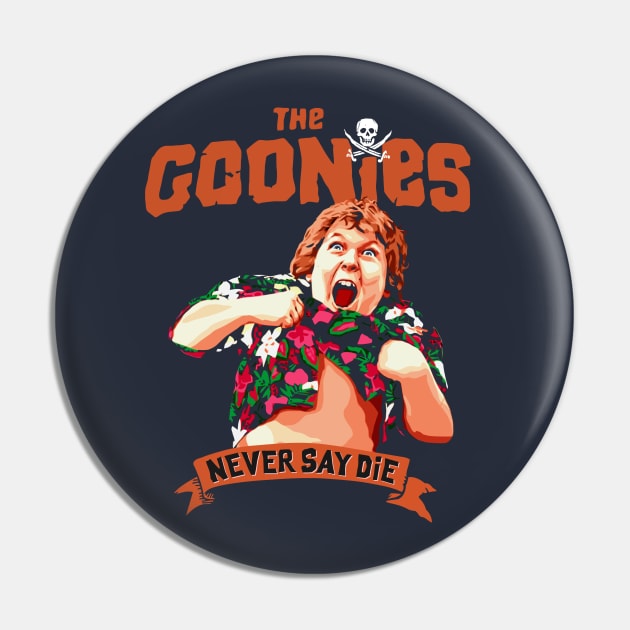 Chunk perform Truffle Shuffle and we all already know that The Goonies Never Say Die Pin by DaveLeonardo