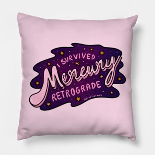 Mercury Retrograde Pillow