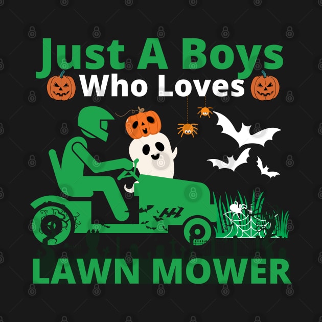 School Halloween 2022 Cool Lawn Mower Home Yard Pumpkins Squad by Johner_Clerk_Design