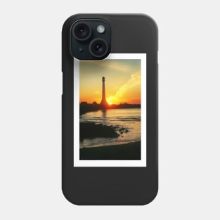 Sun bombs St. Kilda Lighthouse and misses! Phone Case