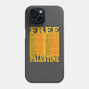 Free Palestine,Palestine cities, Palestine solidarity,Support Palestinian artisans,End occupation Phone Case