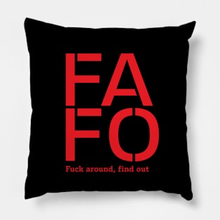 FAFO Stacked Pillow