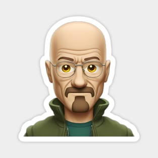 Walter white Emoji Magnet