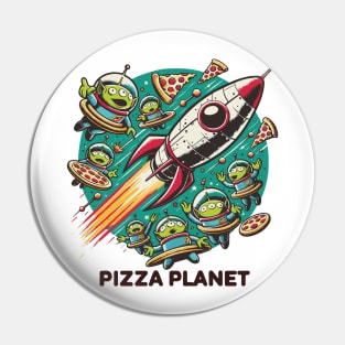 Pizza Planet Tribute - Fan Movie Theater Pizza Planet Movie Tribute - Pizza Planet best Tribute and Designs Piza Pitza Pitsa Planet Tribute - Pizza Lover Pizza Slice - Pizza and Chill Pin