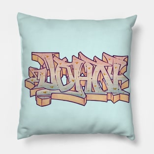 JOHN - GRAFFITI NAME by PHECK Pillow