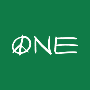 ONE peace sign T-Shirt