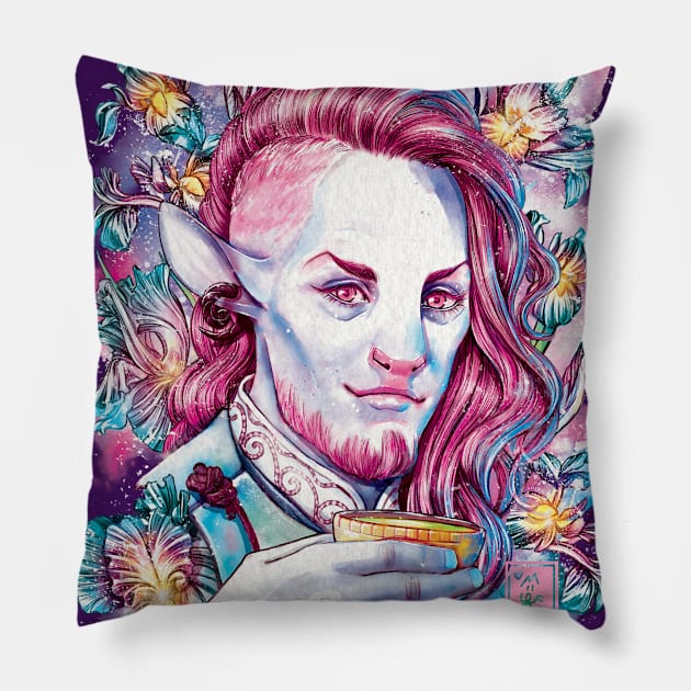 Caduceus Pillow by kingcael