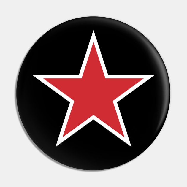 Rage Star Pin by Indie Pop