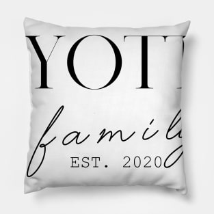 Ayotte Family EST. 2020, Surname, Ayotte Pillow