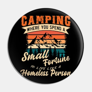 Camp Lover Pin