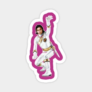 Power Rangers Wild Force White Magnet