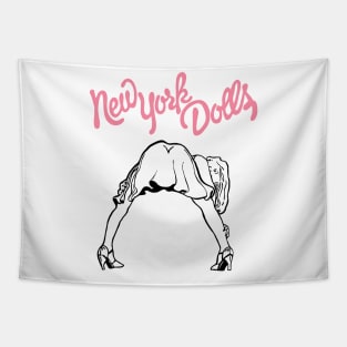 New York Dolls Bent Girl Tapestry