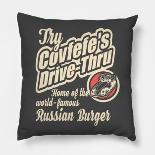 Covfefe's Drive Thru Pillow