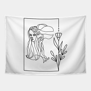 Aquarius Horoscope Zodiac Sign Tapestry