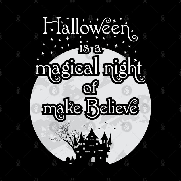 Halloween is a magical night of make believe by variantees