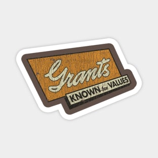 Grants Known For Values 1906 Magnet
