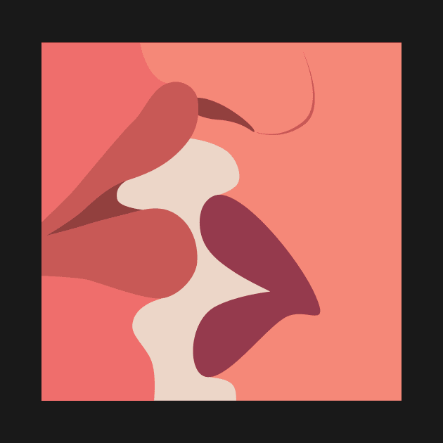 Women Kissing by Styleinshirts